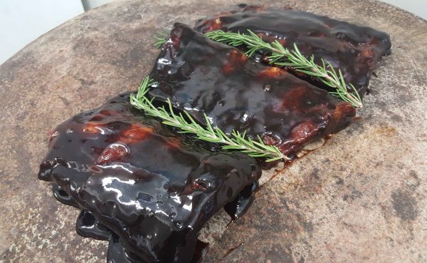 Marinated pork ribs