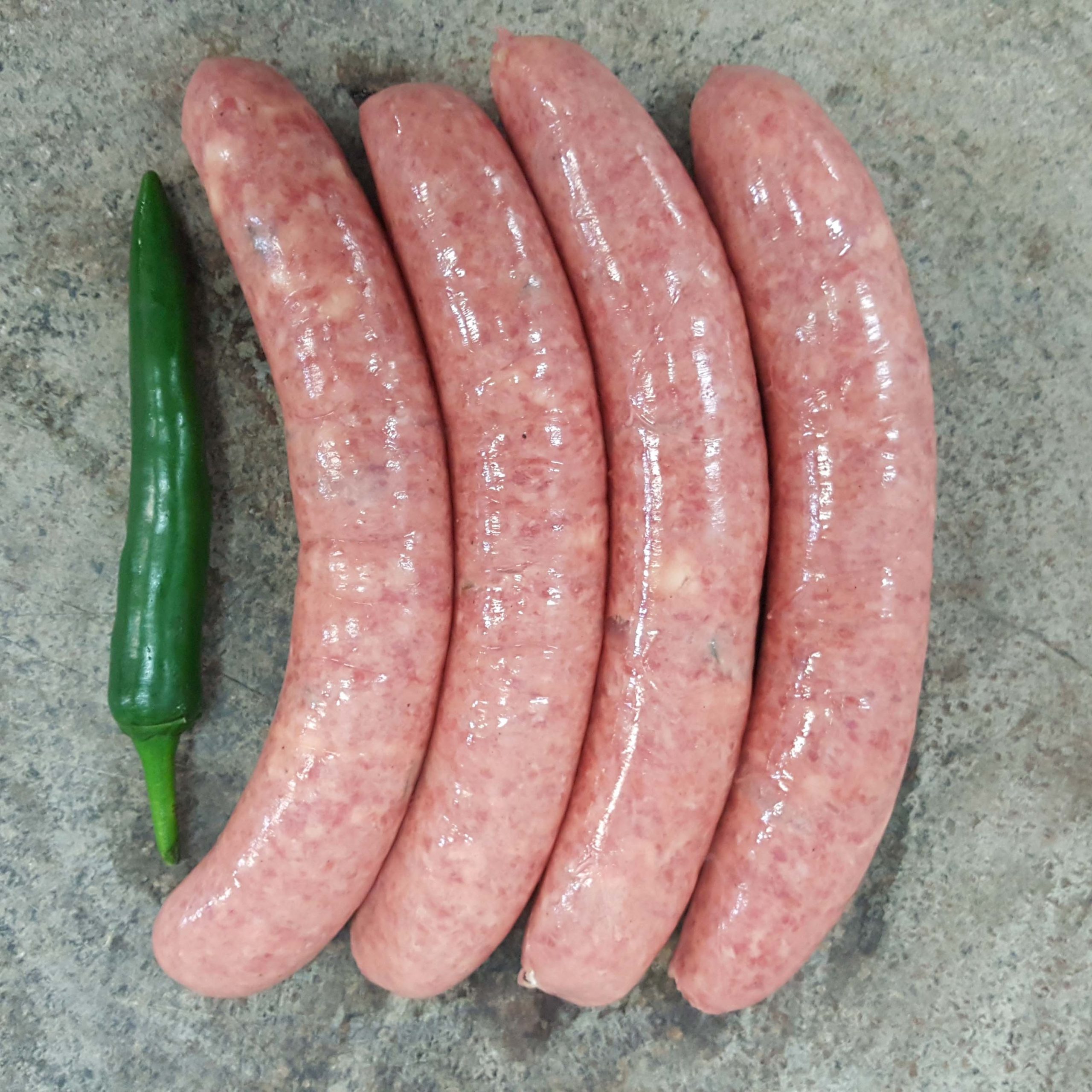 Chilli cheese sausages (beef)