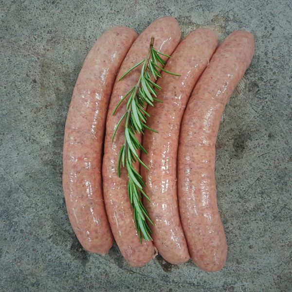 Lamb mint rosemary sausages