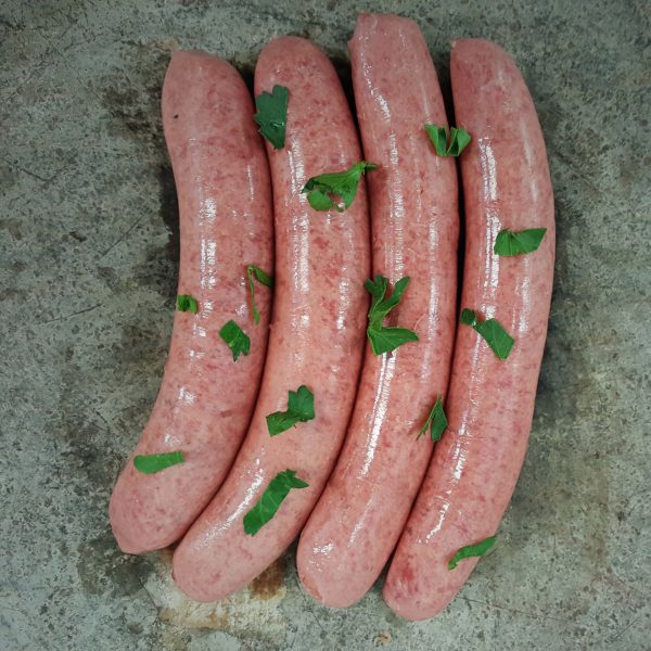 Beef steak mushroom sausages