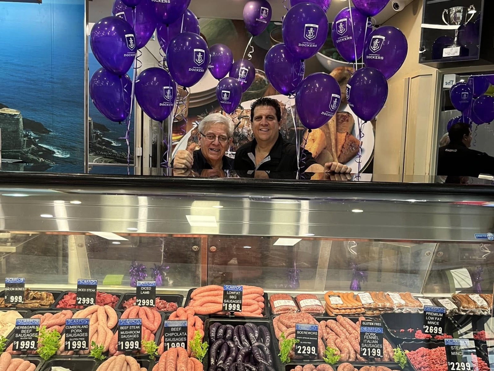 The Scarfo family behind the counter